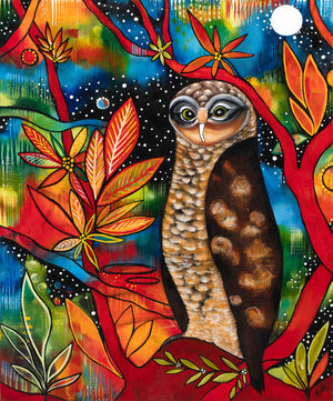 Jimbo (The Rufous Owl) Original Artwork