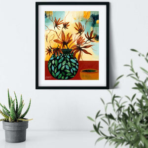 Blue Leaves / Limited Edition Fine Art Print